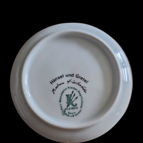 VINTAGE Porcelain Kleiber Miniature Fairy Tale Plates - Picture 3 of 11